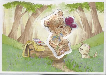 Karte mit kleinem Bären